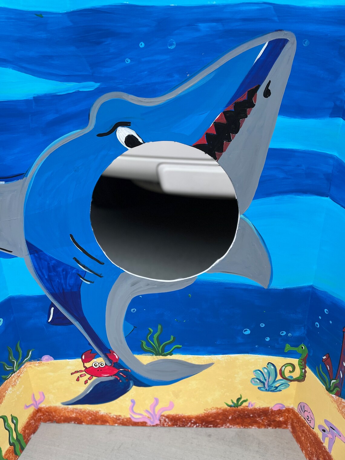 Shark Face Cutout, Party Photo Prob, Under the Sea Theme - Etsy