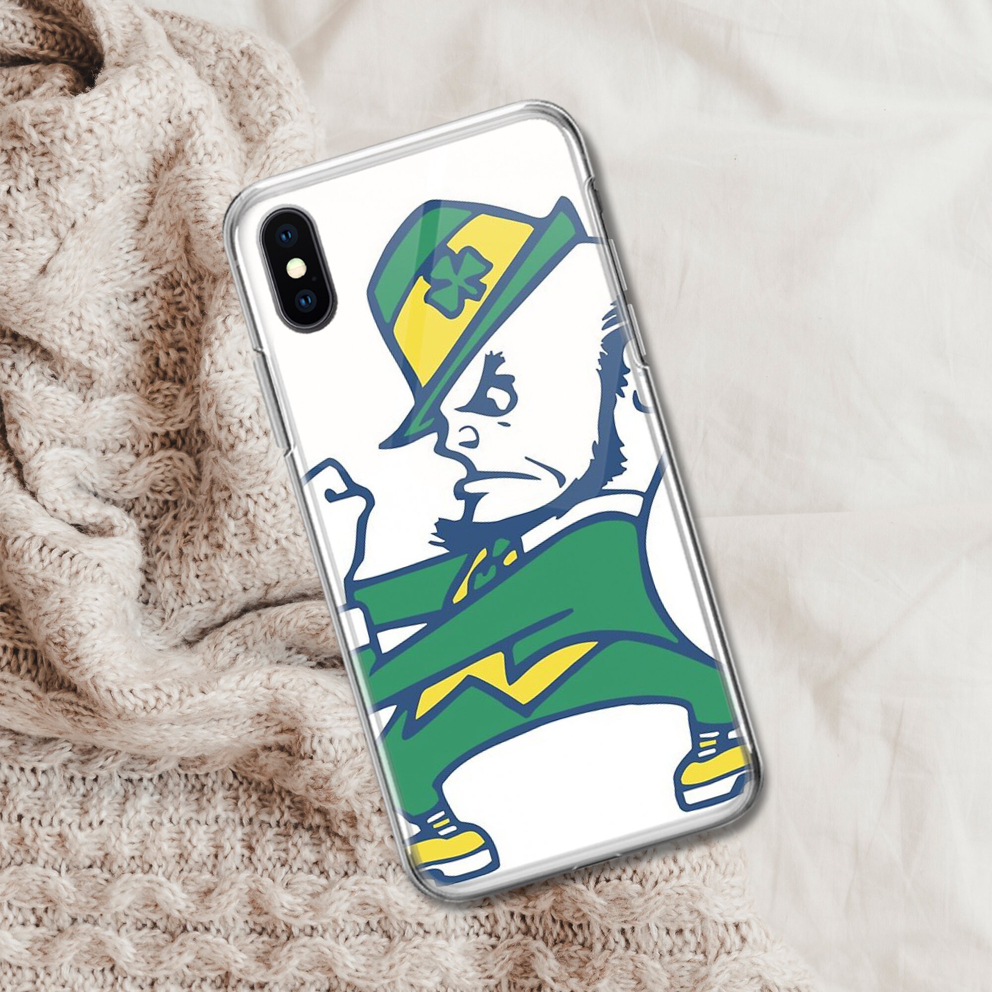 Notre Dame Fighting Irish Phone Case Compatible With Iphone Etsy