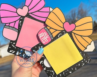 Teacher Appreciation Gift, Sticky Note Holder,Custom Teacher Desk Gift, Teacher Thank You Gift, End Of Year Gift,Personalized Teacher Gift