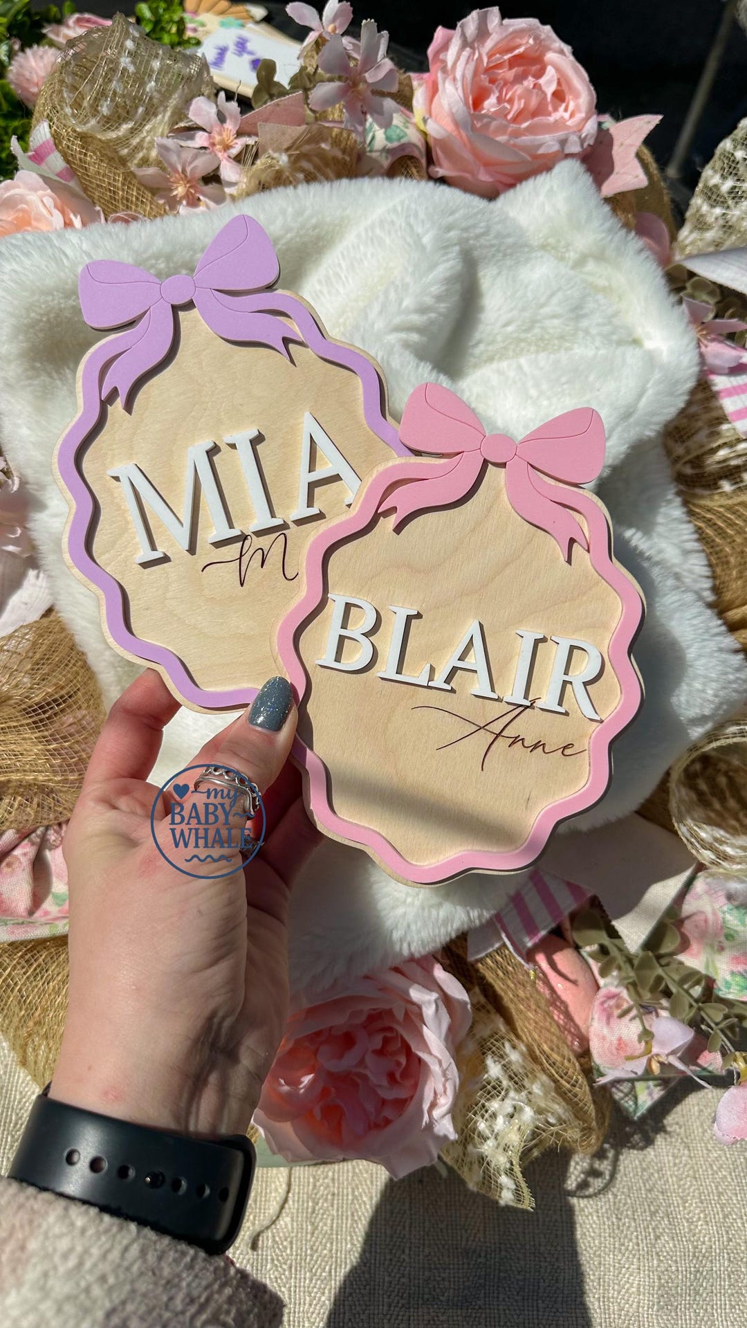 Personalized Baby Name Sign| Baby Name Announcement Sign| Birth ...
