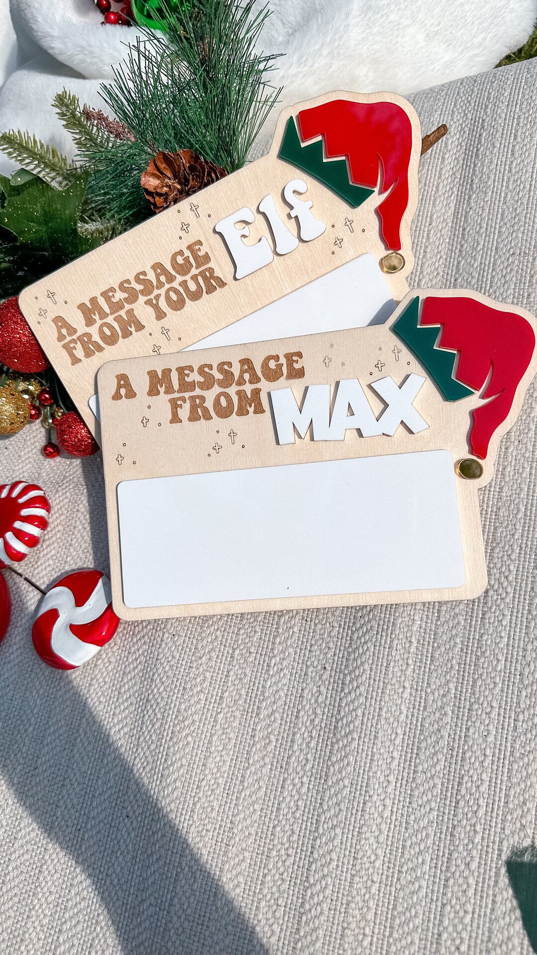 Elf Message Board elf Accessory Elf Propchristmas for Kids Elf