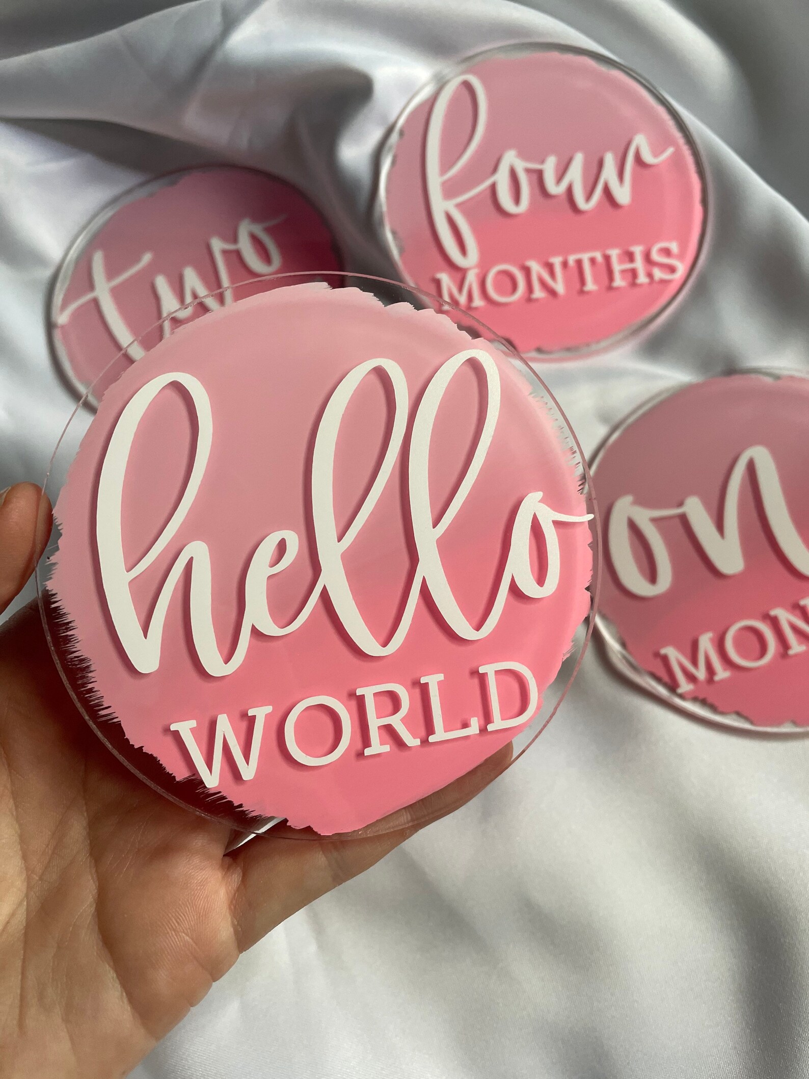 Baby Monthly Milestone Monthly Milestone Milestone Marker Etsy