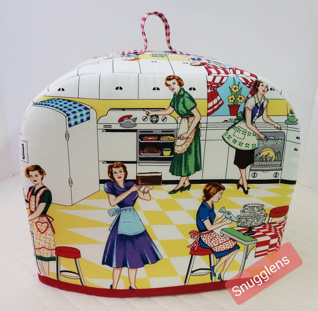 SNUGGLENS Toaster Cover, 2 Slice or 4 Slice, Retro Kitchen Toaster