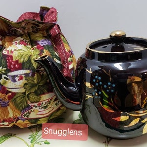 CLEARANCE- Tea Pot Cozy Cover, Tea Cozy Accessory, Tea Garden. 5 Sizes. SNUGGLENS