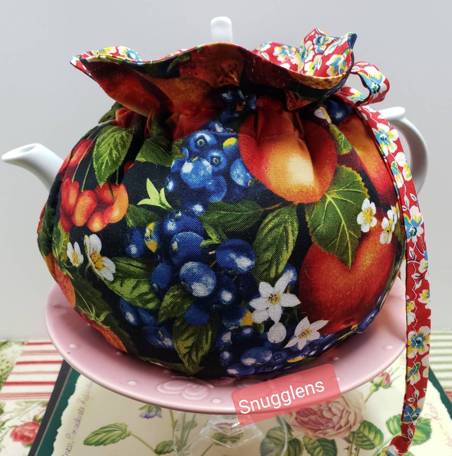 Horeset Gray Tea Cozy For Teapot Decorative Insulated Tea