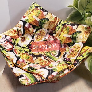 SNUGGLENS 2 PC SET, Microwave bowl cozy, Ice Cream bowl cozy, Food