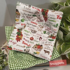 SNUGGLENS 2 PC SET, Microwave bowl cozy, Ice Cream bowl cozy, Cowboy Salsa