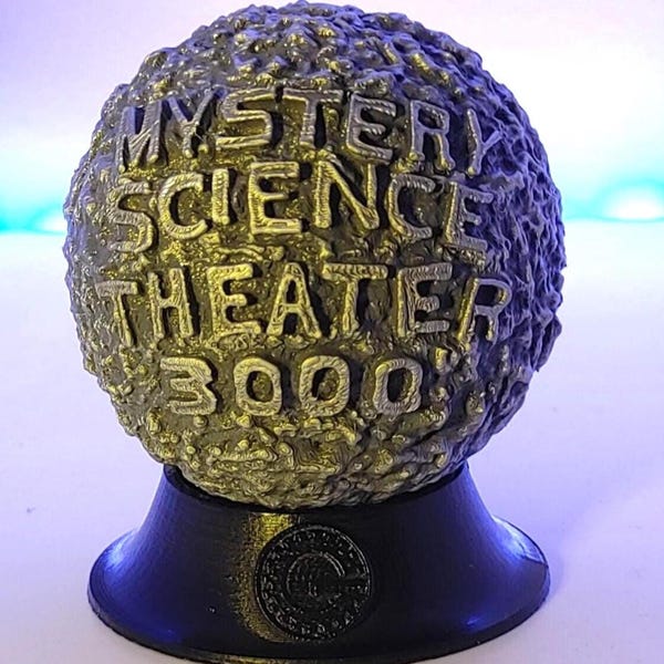 MST3k Moon Desktop Decoration – Mystery Science Theater 3000 Fan Gift – 3D Printed