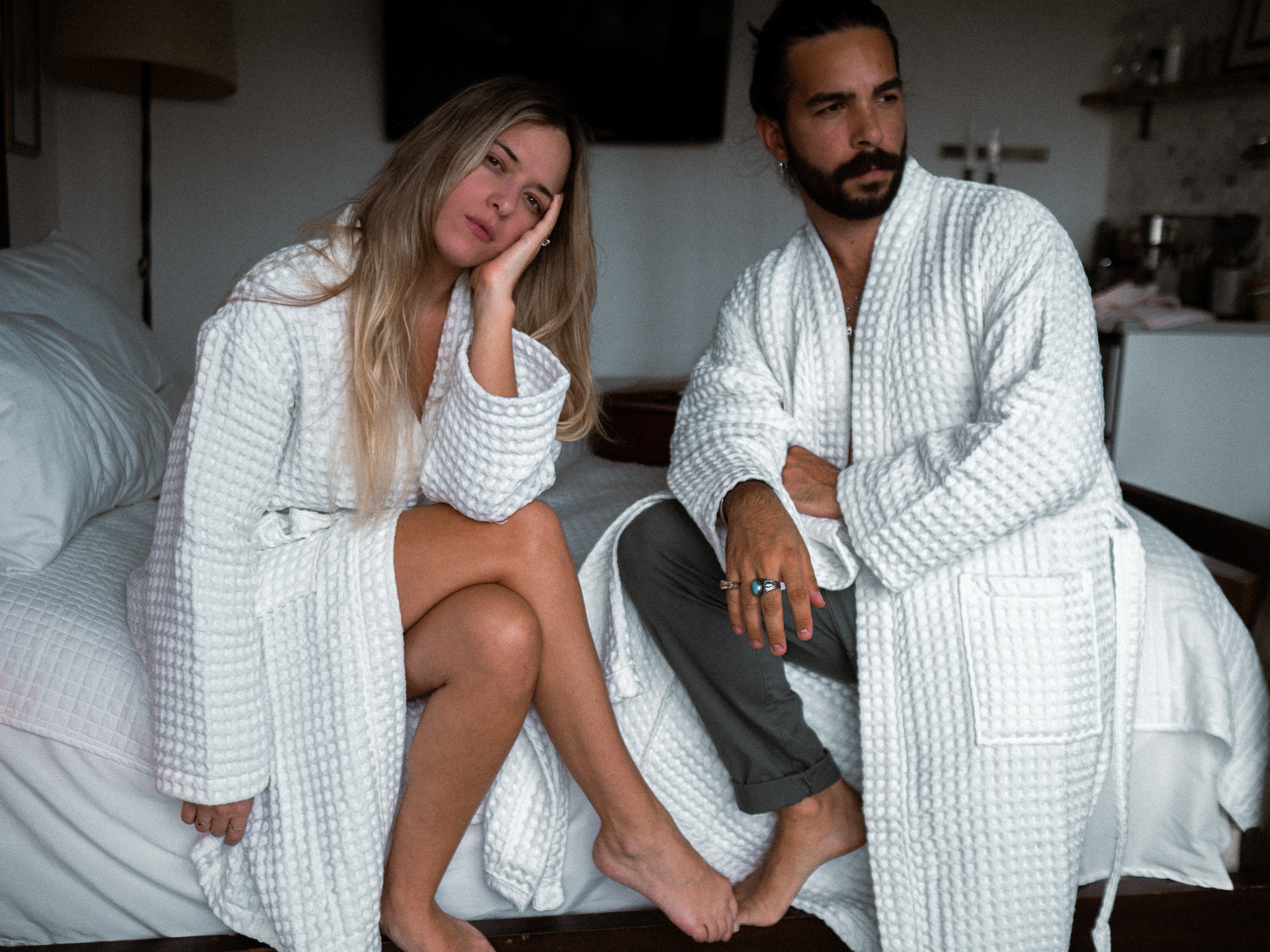 organic cotton waffle robe – Life & Lore