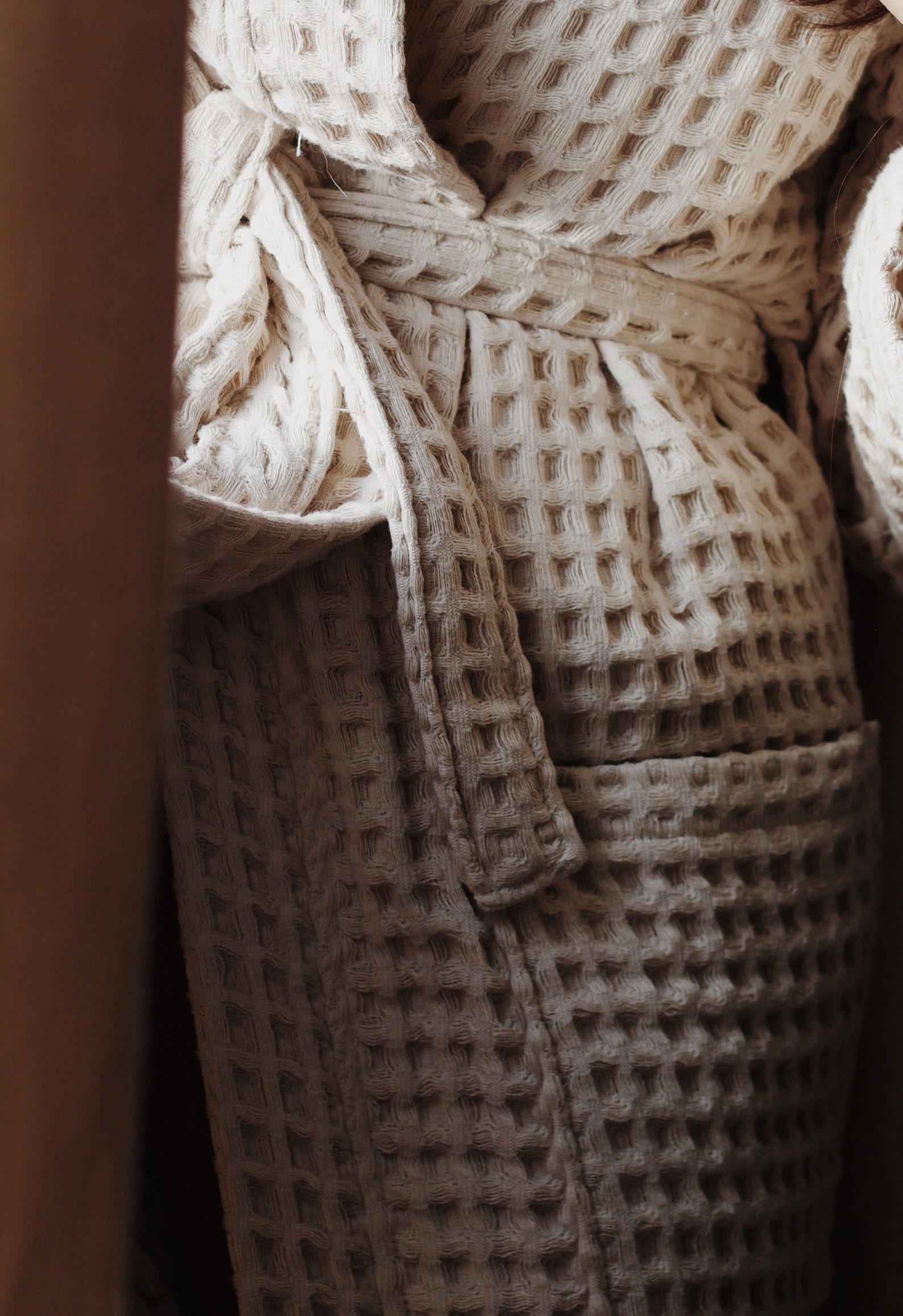 BEIGE Luxury Waffle Robe Perfect Organic Cotton Bathrobe Etsy