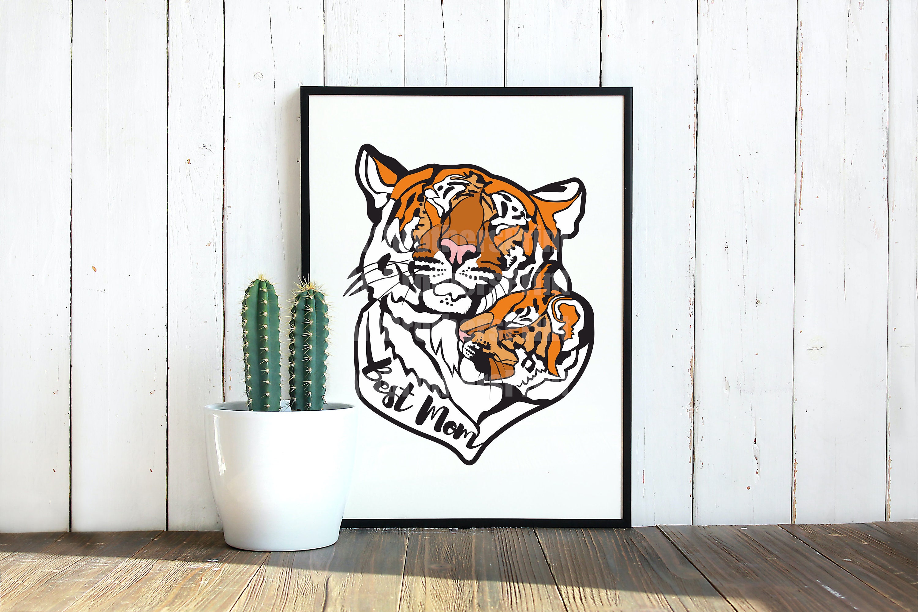 Mama Tiger svg Mother's Day svg Mom Life svg Mama svg | Etsy
