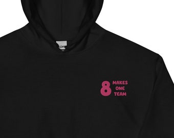 Ateez Atiny "8 Makes One Team" Embroidered Hoodie