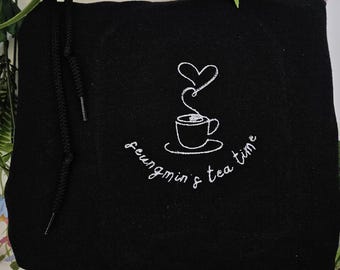 SKZ Stray Kids Kim Seungmin's Tea Time Embroidered Hoodie