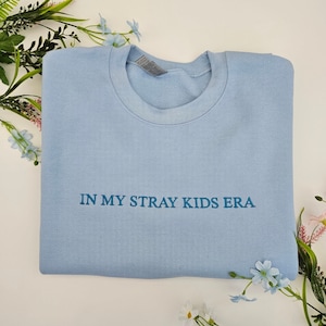 In My Stray Kids Era Embroidered Sweatshirt Sweater