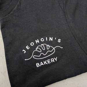 Yang Jeongin Baby Bread Bakery Logo Embroidered Tee Tshirt Merch