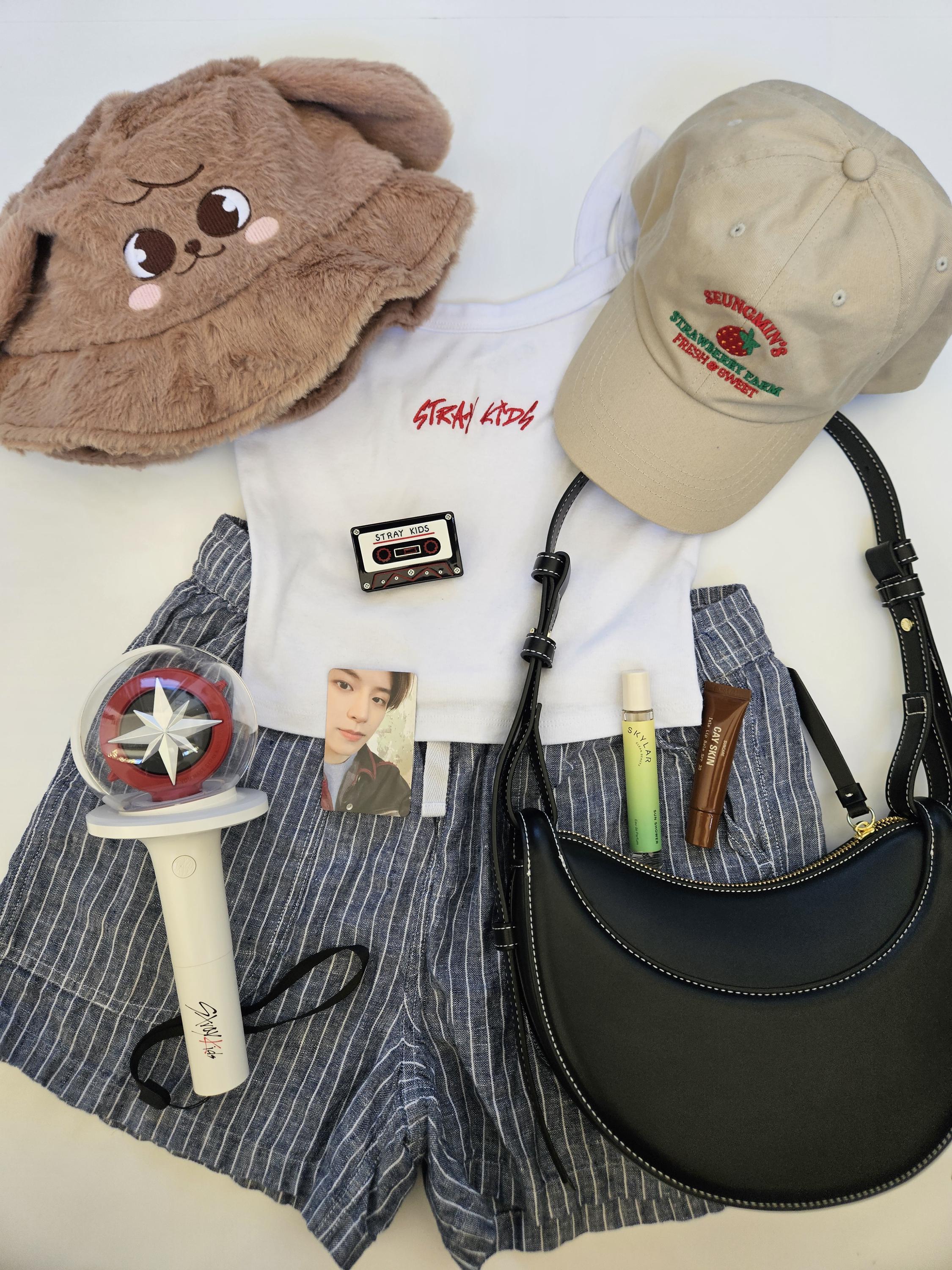 Stray Kids SKZ Skzoo Kim Seungmin Puppym Fluffy Embroidered Bucket