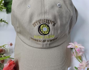 Stray Kids SKZ Hwang Hyunjin Kiwi Farm Embroidered Dad Cap Hat