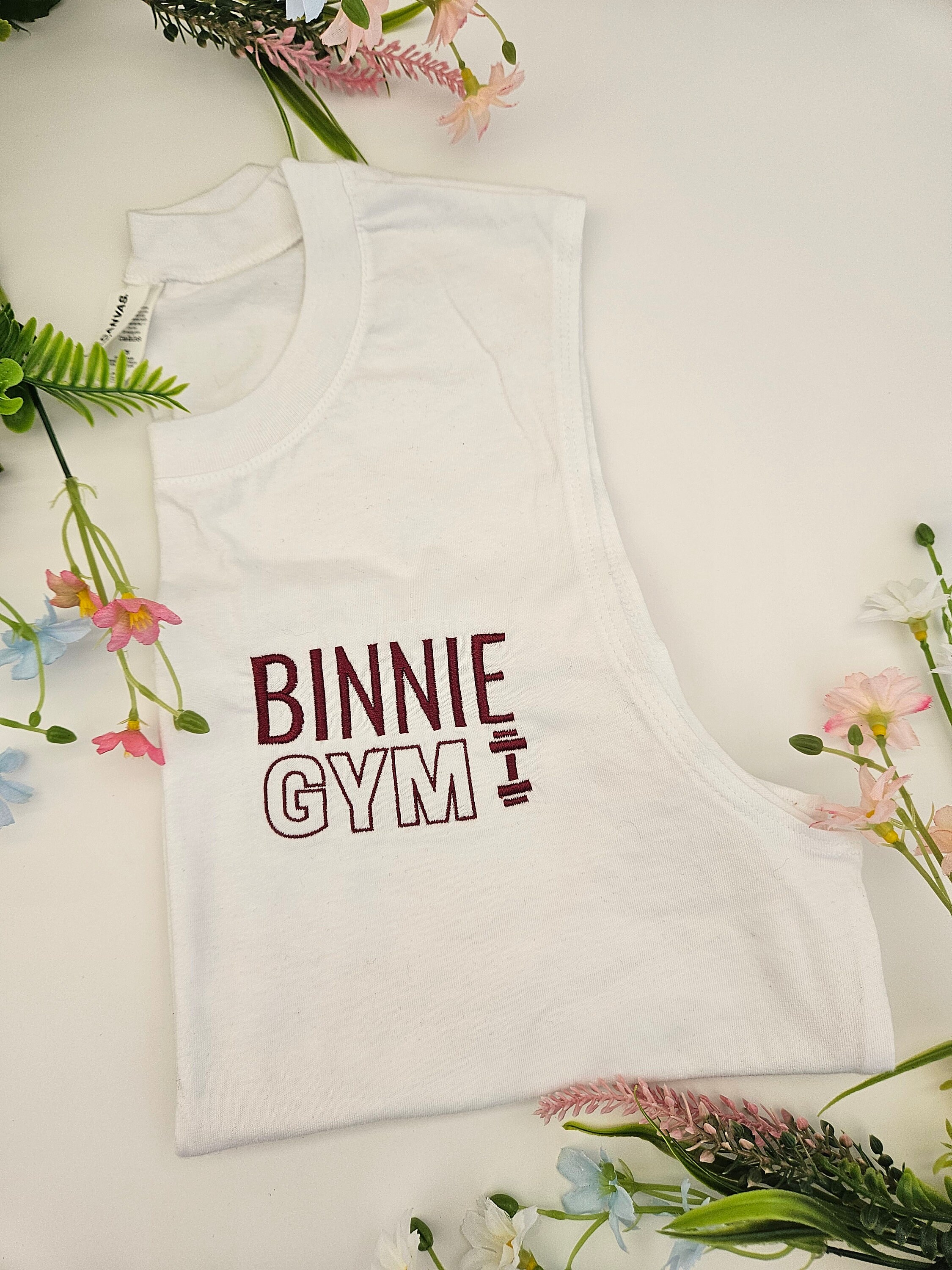 Seo Changbin Binnie Gym Embroidered Muscle Tee Tshirt Merch - Etsy