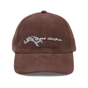 Stray Kids SKZ Cinema Embroidered Corduroy Cap