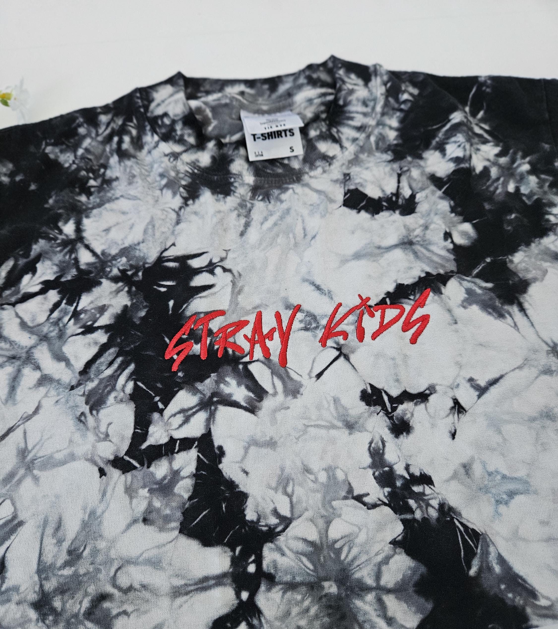 Stray Kids Embroidered Oversized Tie Dye Tee Tshirt - Etsy
