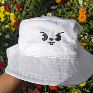 Stray Kids SKZ Lee Know Skzoo Leebit Embroidered Terry Cotton Bucket Hat