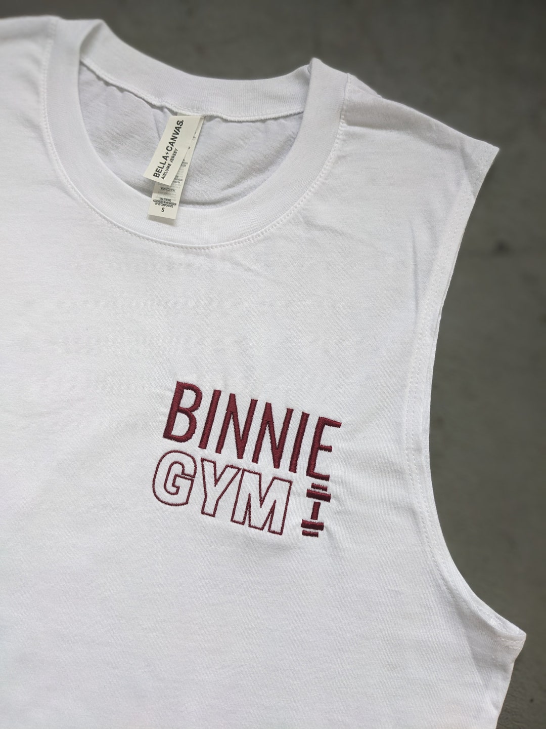 Seo Changbin Binnie Gym Embroidered Muscle Tee Tshirt Merch - Etsy