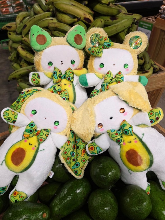 OOAK Avocado Plushies Jumbo Size Plush