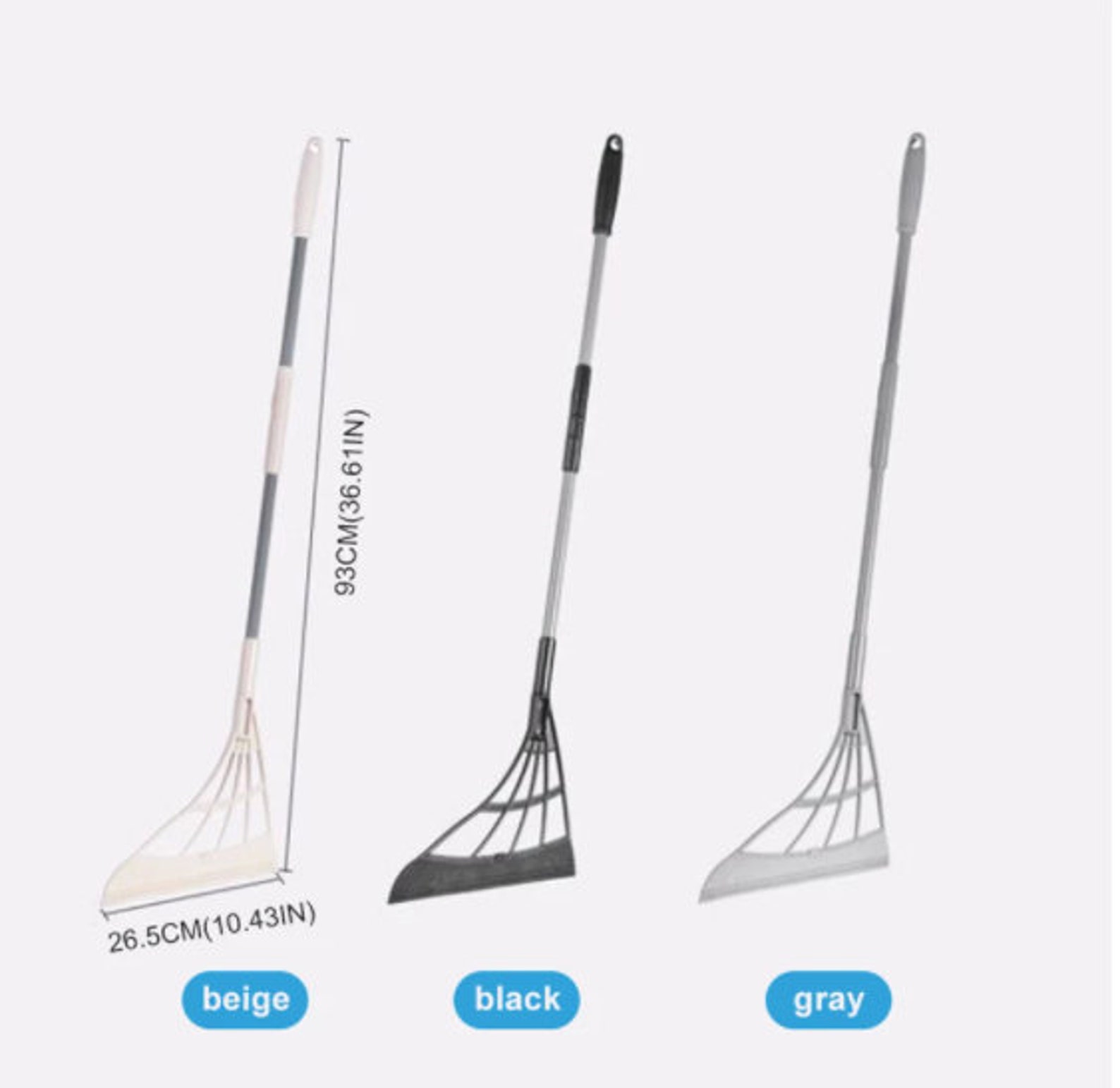 DualUse Foldable Broom Silicone Floor Glass Mops Wiper Etsy