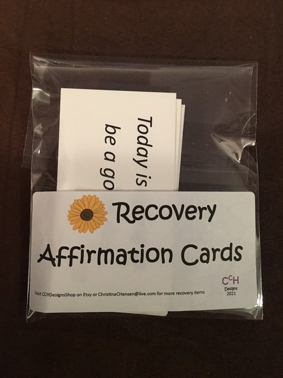 Recovery Affirmation Cards