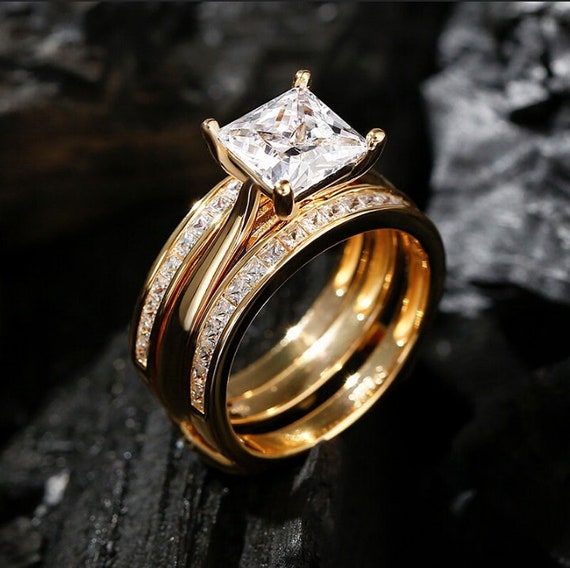Twin set wedding best sale rings