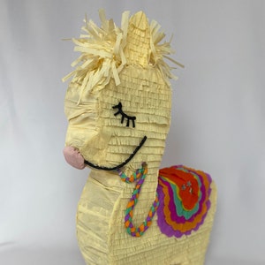 Llama Piñata, this lovely bohemian llama is the perfect party game for llama lovers, ideal for birthday parties & llama themed baby showers image 1