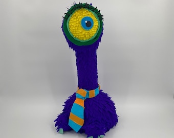 Cute Monster Piñata, an ideal Monster party game for birthday parties, Halloween & Monster Jams, this fabulous creature will bring the fun.