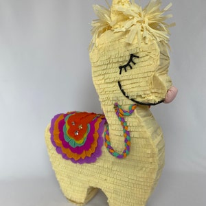 Llama Piñata, this lovely bohemian llama is the perfect party game for llama lovers, ideal for birthday parties & llama themed baby showers image 6