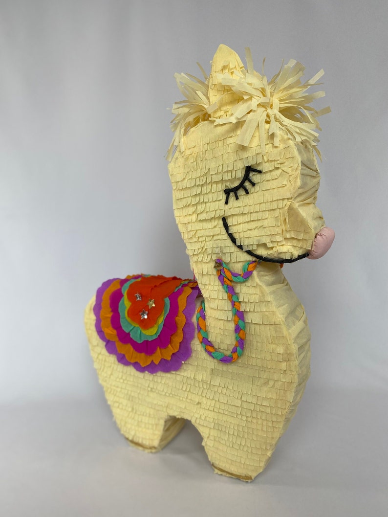 Llama Piñata, this lovely bohemian llama is the perfect party game for llama lovers, ideal for birthday parties & llama themed baby showers image 6