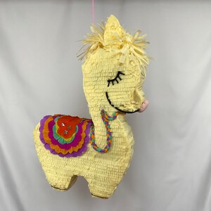 Llama Piñata, this lovely bohemian llama is the perfect party game for llama lovers, ideal for birthday parties & llama themed baby showers image 2