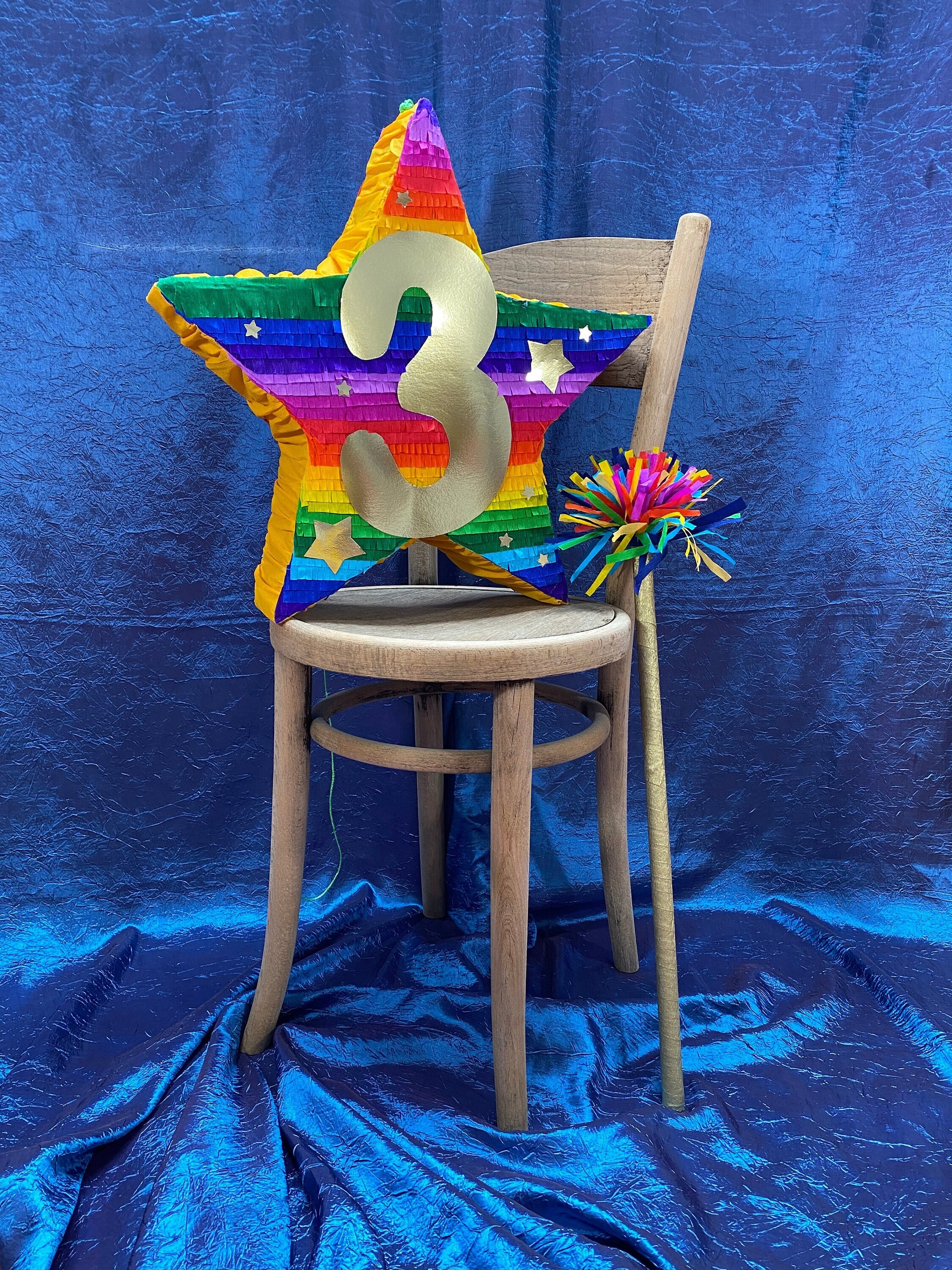 Piñata estrella mexicana, grande y colorida, un divertido juego de fiesta  para cumpleaños, fiestas y cualquier fiesta que valga la pena celebrar. -   España