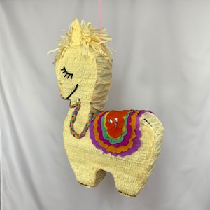 Llama Piñata, this lovely bohemian llama is the perfect party game for llama lovers, ideal for birthday parties & llama themed baby showers image 7