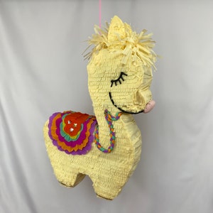 Llama Piñata, this lovely bohemian llama is the perfect party game for llama lovers, ideal for birthday parties & llama themed baby showers image 4