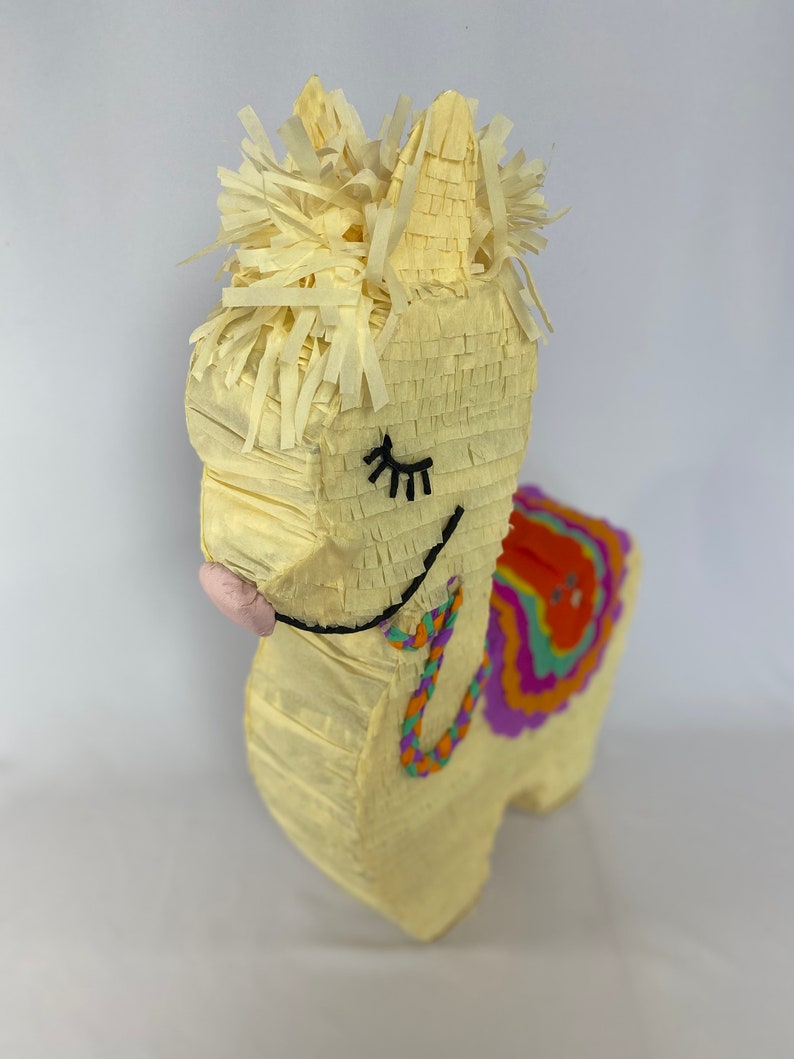 Llama Piñata, this lovely bohemian llama is the perfect party game for llama lovers, ideal for birthday parties & llama themed baby showers image 9