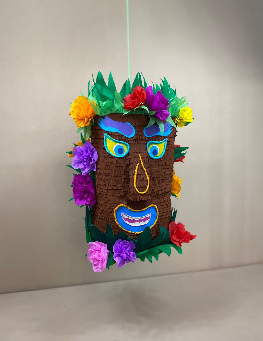 Tiki Piñata: Hawaiian Luau Party Game, Tropical Decor - Etsy