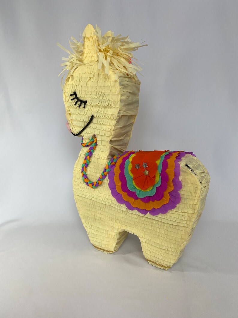 Llama Piñata, this lovely bohemian llama is the perfect party game for llama lovers, ideal for birthday parties & llama themed baby showers image 10