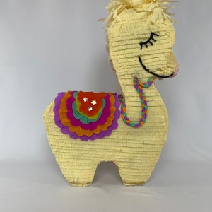 Llama Piñata, this lovely bohemian llama is the perfect party game for llama lovers, ideal for birthday parties & llama themed baby showers image 5