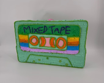 Mixed Tape piñata, the ultimate 80’s, house party, birthday party or Gen X declaration of love, piñata