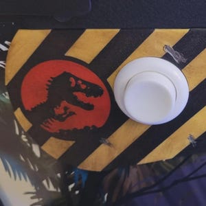 Jurassic Park Schrankknopfschutz Stern JP