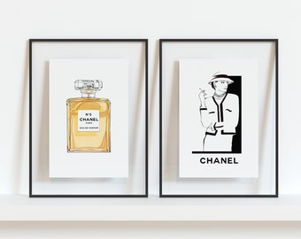 Drawing Coco Chanel Etsy Drawing Coco Chanel Etsy