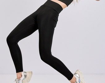 Women's Soft High Waisted Yoga Pants Full-Length Leggings, Plus Size Tights