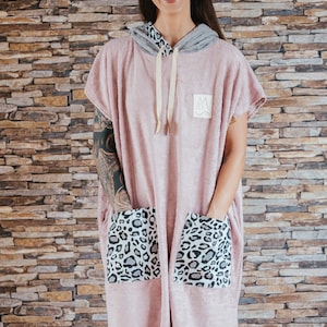 Handmade Bamboo Poncho For Her, Custom Made Surf Poncho, Changing Robe, Hooded Towel, Surf Hoodie Swim, Surf Poncho, Surf Poncho For Her