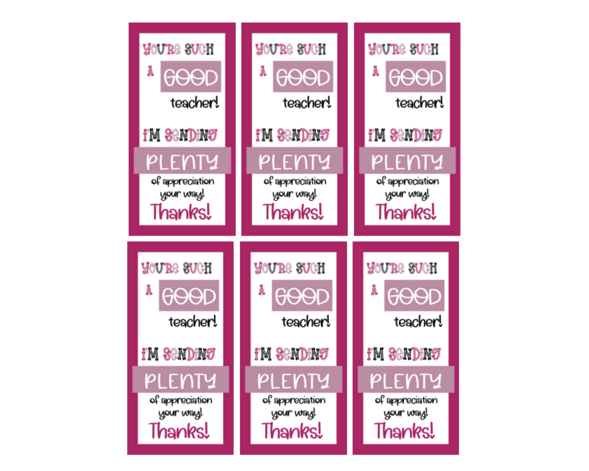 Good and plenty candy printable tags thank you candy tags etsy