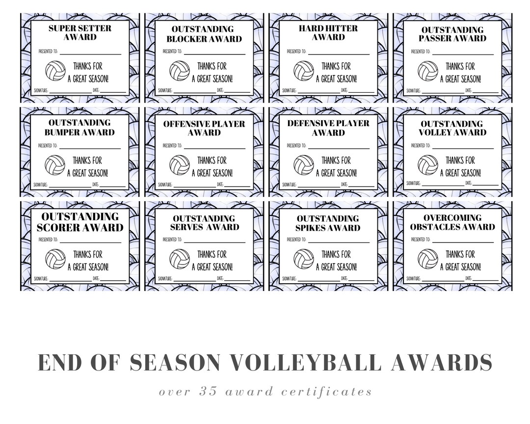 Volleyball Awards Ideas High School At David Geary Blog