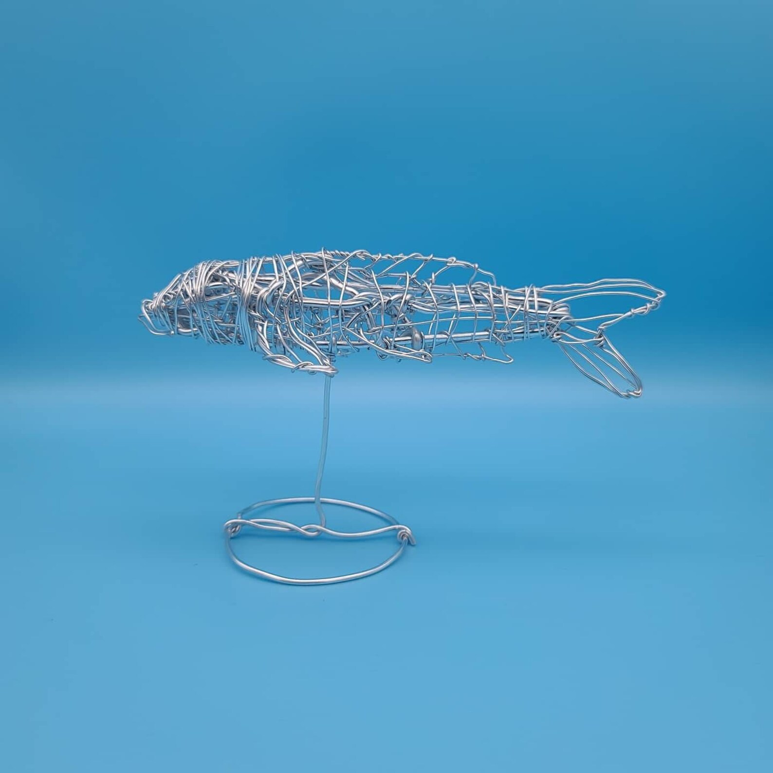 Wire Koi Fish wire art Etsy